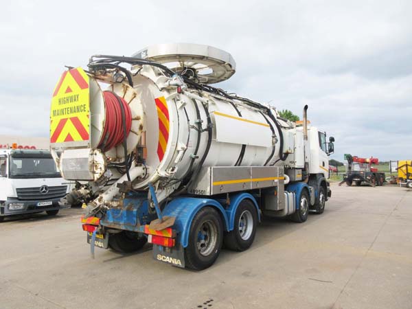 REF 06 - 2008 Scania Kaiser Whale Jet Vac Recycler for sale